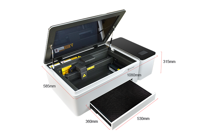 Licht 530 lasermachinespecificatie