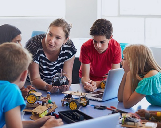 Lasersnijder voor het onderwijs